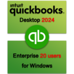 Intuit QuickBooks Desktop Enterprise 2024 - 20Users | US Version - Lifetime Activation For Windows